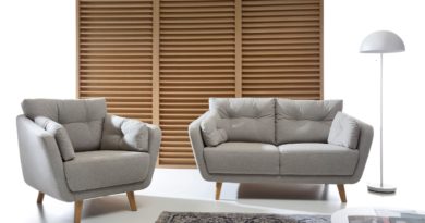 Sofa tapicerowana kontra fotele