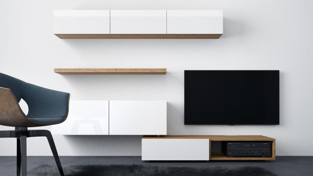 półki do kącika TV