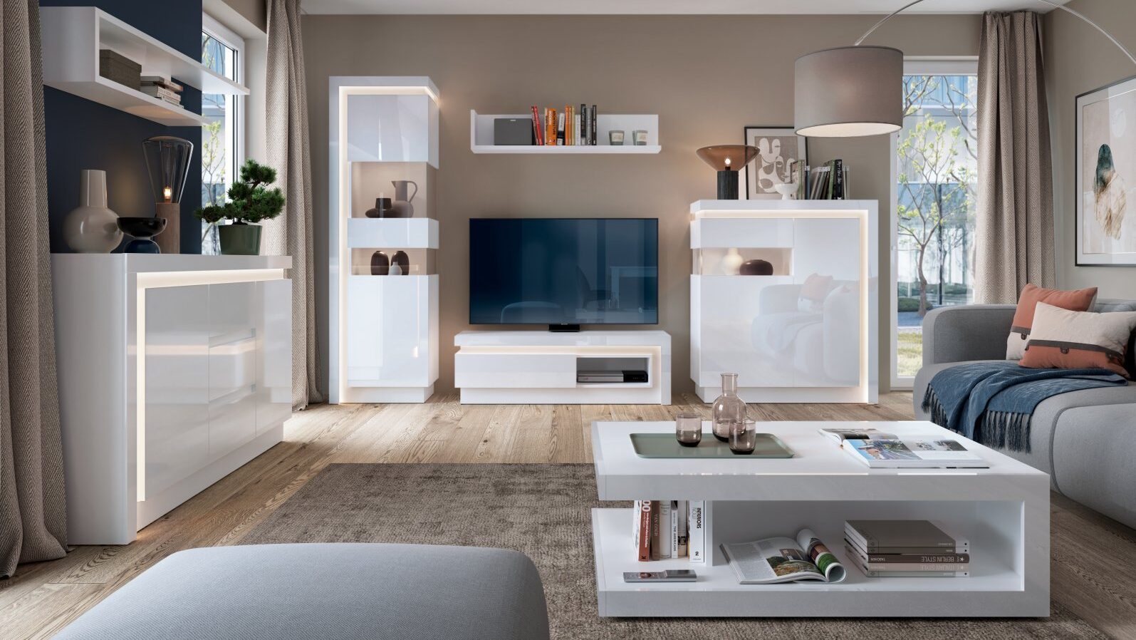 meble na wysoki połysk