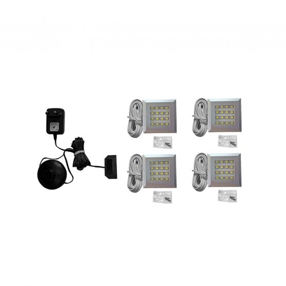 Oświetlenie LED 4-punktowe wieńców lub przegród poziomych IZLED09-04-WW01 Podstawowe