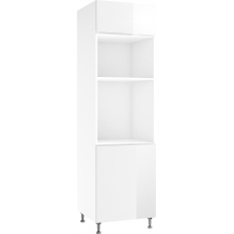 Szafka dolna wysoka słupek pod zabudowę piekarnika i mikrofali 2 drzwi 60 cm TOPM 60 VEGAS WHITE Podstawowe