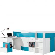 Łóżko piętrowe z biurkiem MO21 MOBI Podstawowe (1)