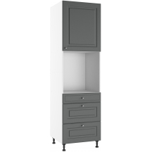 Szafka dolna wysoka słupek pod zabudowę piekarnika 1 drzwi 3 szuflady 60 cm TSZP 60 BELLA GRAPHITE Podstawowe