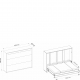 Półkotapczan poziomy 120 x 200 CP-05 CONCEPT PRO Szkic
