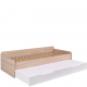 Łóżko podwójne 80 x 200 TWINS z materacem i ze stelażem Widok z innej strony (2)