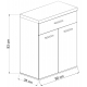 Komoda WNK431-Q36 WINNIE Szkic